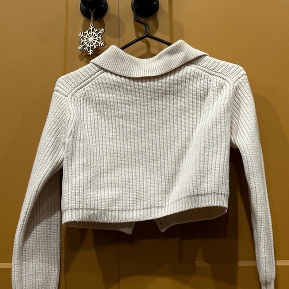 Wilfred Cream Ribbed Cardigan - Picture 2 of 7